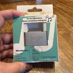 Wireless In-Car Music Adapter — Silver